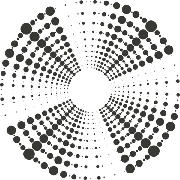 Halftone Spiral Background 141 Thumbnail