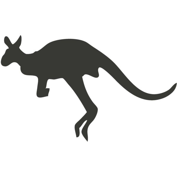 Animal Shilouette   Kangaroo Thumbnail